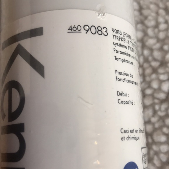 Kenmore 4609083 Water Filter 200G capacity, 6 months, WHI. - Picture 3 of 5
